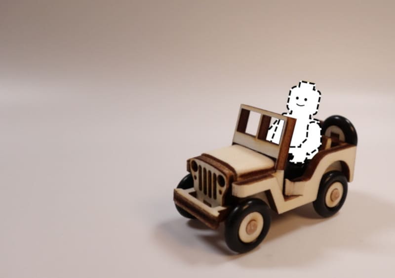 IMAGO MUNDI MODELS
Jeep Modell für Klemmbausteinfiguren